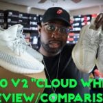 ADIDAS YEEZY 350v2 “CLOUD WHITE” REVIEW | 350 v2 STATIC & LUNDMARK COMPARISON SIDE BY SIDE