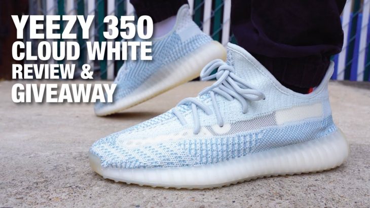 Adidas YEEZY Boost 350 V2 CLOUD WHITE Review & GIVEAWAY