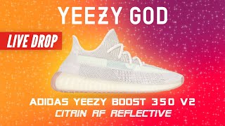Adidas YEEZY Boost 350 V2 Citrin LIVE STREAM Reflective & Non How to Buy Yeezy Supply Release Drop