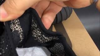 Adidas Yeezy 350 V2 Boots BY9612 Sneaker Black and White Unboxing