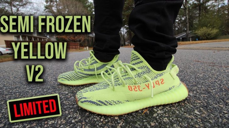 Adidas Yeezy Boost V2 Semi Frozen Yellow Review and On Foot