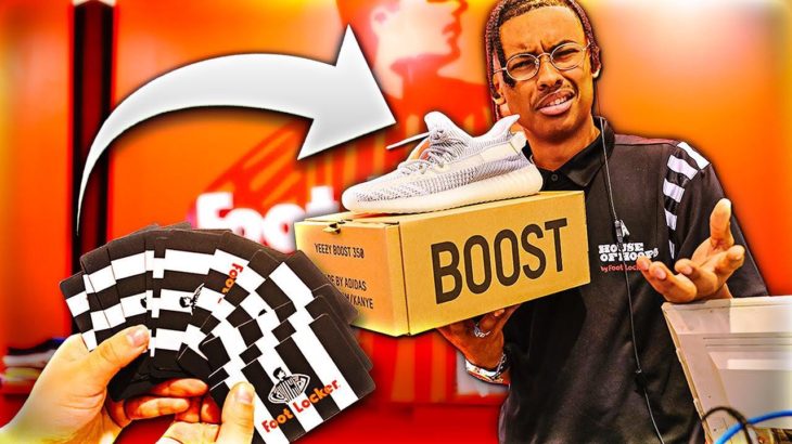 BUYING YEEZYS USING ONLY $20 GIFT CARDS!!