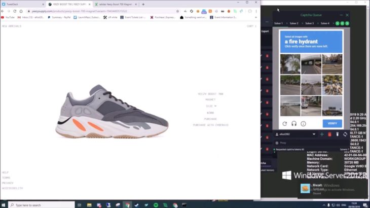 Cybersole Yeezy 700 Magnet BAE size Live Cop! Over 15 pairs!