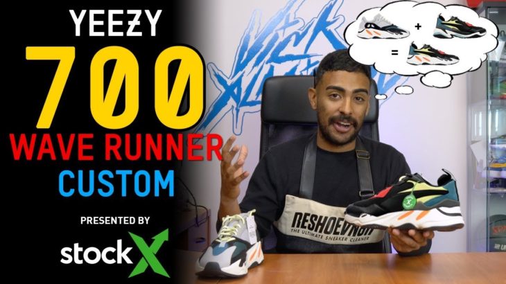 First adidas Yeezy 700 Wave Runner Custom on YouTube by Vick Almighty