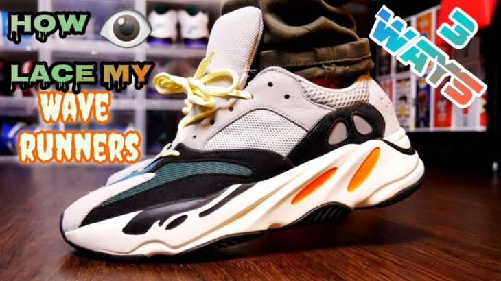 HOW TO LACE THE ADIDAS YEEZY 700 WAVE RUNNER 3 WAYS