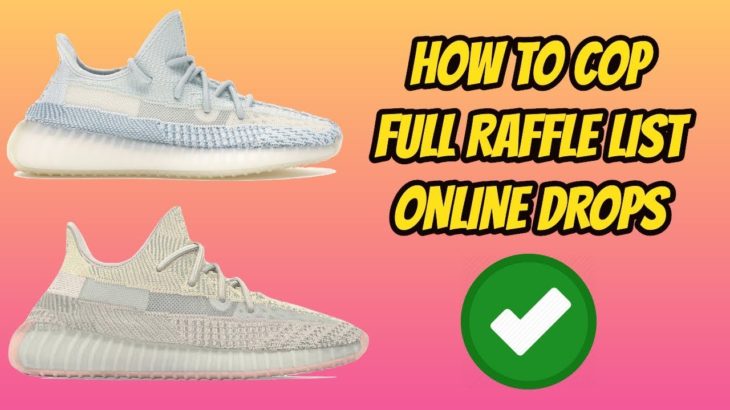 HOW & WHERE 2 BUY THE YEEZY BOOST 350 V2 CITRIN/CLOUD WHITE