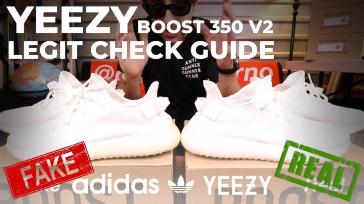 How to Legit Check Yeezy Boost 350 V2 REAL vs FAKE How to Spot Fake Yeezys Fake Education YEEZY GOD