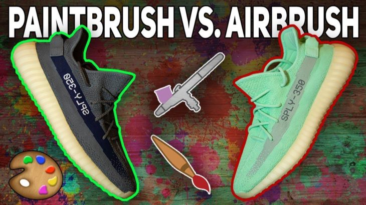 How to Paint Yeezys | Airbrush VS Paintbrush