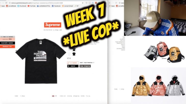 *LIVE COP* Supreme®/The North Face® WEEK 7 SS18!!!