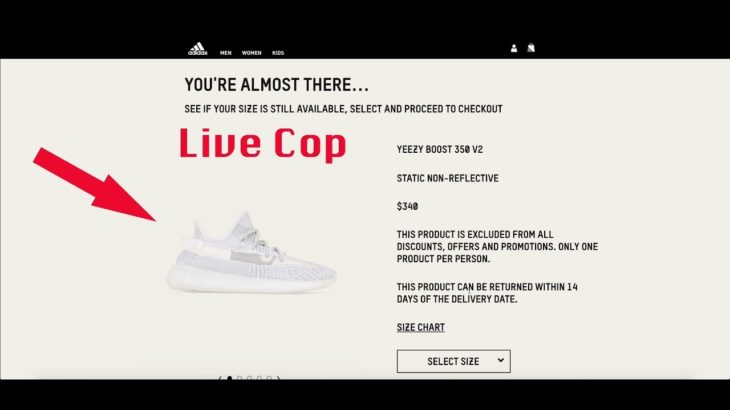 Live Copping Yeezy Static Non-Reflective!