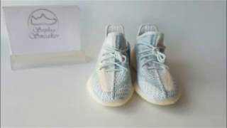 UA2 Yeezy 350 V2 Cloud White Non Reflective unboxing review