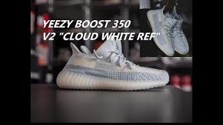 YEEZY 350 V2 CLOUD WHITE REF  Unboxing Review