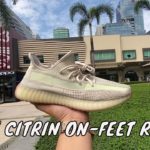 YEEZY BOOST 350 V2 CITRIN ON-FEET REVIEW AND UNBOXING!