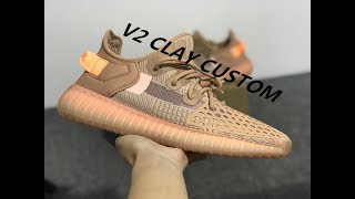 YEEZY BOOST 350 V2 CLAY CUSTOM REVIEW