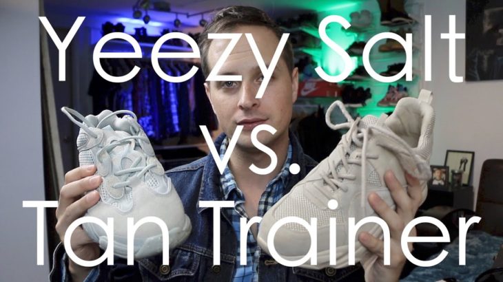Yeezy 500 Salt vs. Steven Madden Tan Trainer