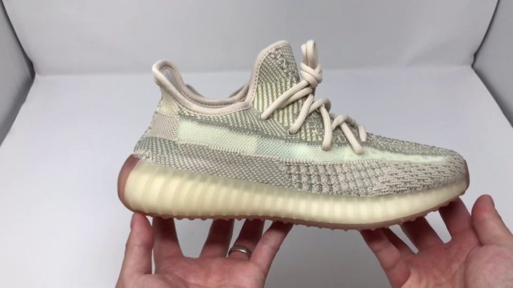 100% Authentic Adidas Yeezy Boost 350 V2 Citrin Non-Reflective FW3042