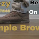 ADIDAS YEEZY POWERPHASE SIMPLE BROWN REVIEW & ON FEET