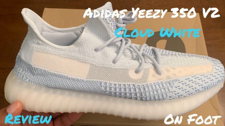 Adidas Yeezy 350 V2 Cloud White Unboxing, Detailed Review & On Foot. Worth $220??