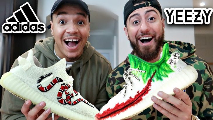 Best Custom YEEZY’S Wins $1,000!! (Impossible Fashion Sneaker Challenge) FT CHADWITHAJ