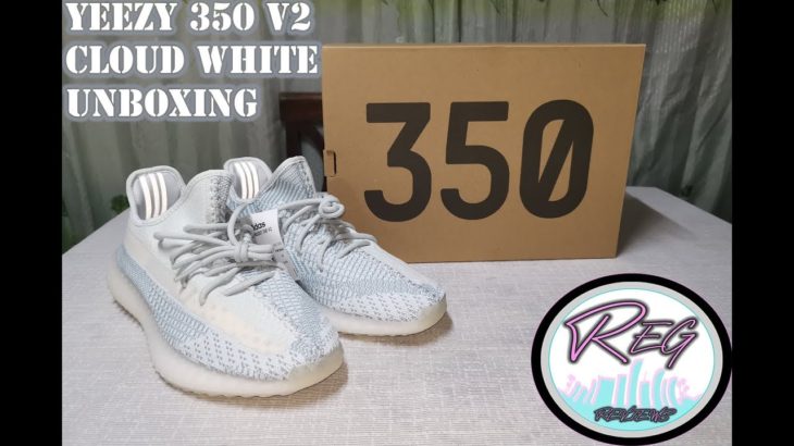 First Yeezy Ever | Yeezy 350 Cloud White Unboxing.