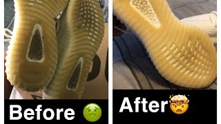 HOW TO CLEAN YEEZY 350 V2 CREAM/WHITE