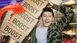 I Bought YEEZYS From EVERY Store at the MALL!