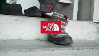 ノースフェイス ヌプシ ブーツ『ノルディック柄のニット素材』THE NORTH FACE NUPTSE BOOTS ファッション お洒落好き はーちん