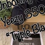 Unboxing Yeezy 350 V2 Triple Black