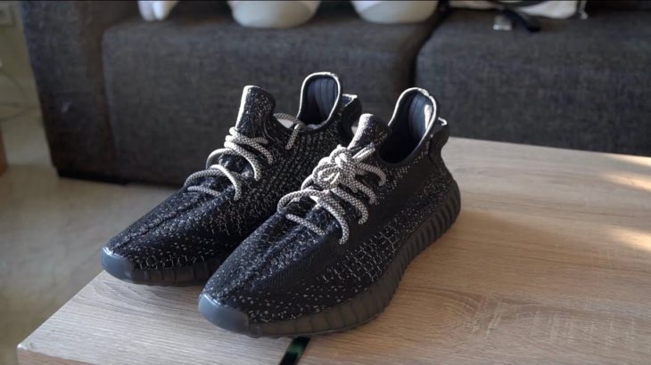 YEEZY 350 BOOST V2 STATIC REFLECTIVE BLACK ON-FEET REVIEW