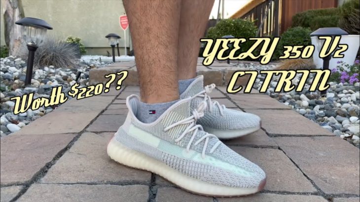 YEEZY 350 V2 CITRIN (REVIEW & ON FOOT) Worth $220??