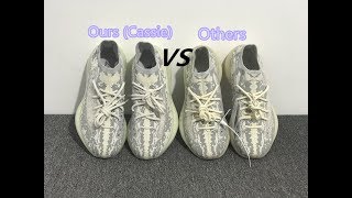 YEEZY BOOST 380 ALIEN WHITE AND GREY COMPARISON