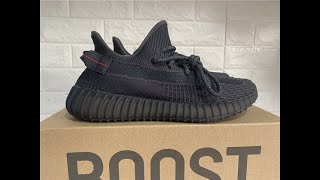 Yeezy 350  V2 “Black Static” Real Boost From Tephra Yeezy Dhgate Yupoo
