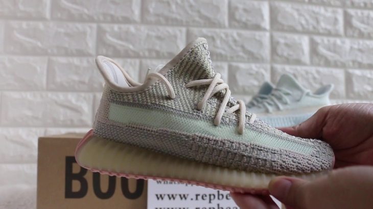 Yeezy Boost 350 V2 “Citrin” and Cloud White Kids Shoes