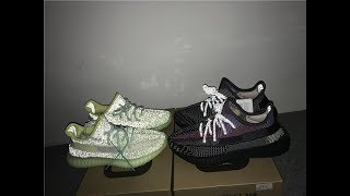 Yeezy Boost 350 V2 Yeezreel Green Black and  Yecheil HD Review!