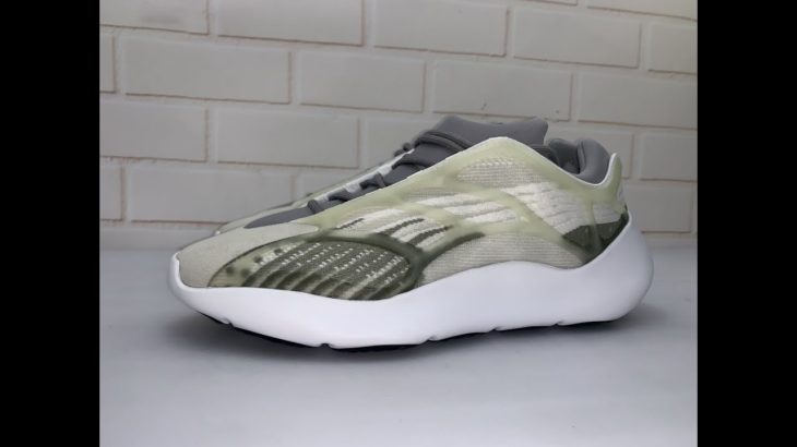 $150 Yeezy boost 700 V3 2019 FW Exclusive sneakers White grey green glow in dar GID EF9899 review