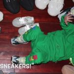 2-year-old toddler talks about Yeezy sneakers