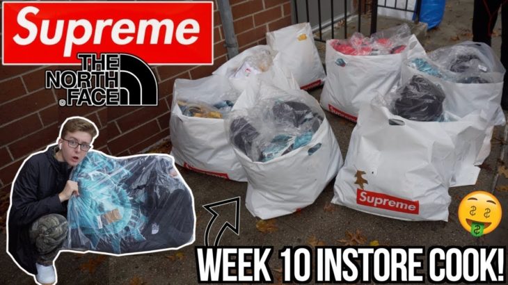 CRAZY $25,000 Supreme x The North Face Week 10 IN-STORE COOK! | 30 JACKETS SECURED! | DA LOOP