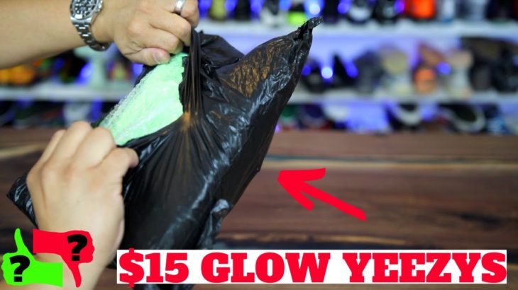 I BOUGHT $15 FAKE GLOW YEEZYS. HOW GOOD ARE THEY?!