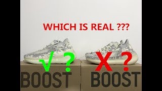 Real VS Fake Adidas Yeezy Boost 380 Alien Comparison Video