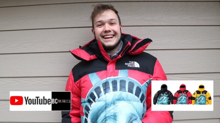 SUPREME THE NORTH FACE STATUE OF LIBERTY UNBOXING