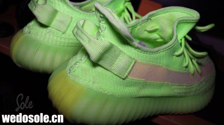 YEEZY BOOST 350 V2 GID GLOW IN DARK REAL BOOST||wedosole|| use code lar19 for 10% off