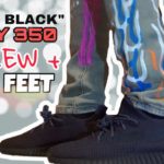 ADIDAS YEEZY BOOST 350 V2 TRIPLE BLACK NON-REFLECTIVE ON FEET REVIEW