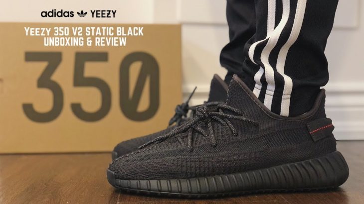 Adidas Yeezy Boost 350 V2 Static Black | Unboxing & On Foot Review