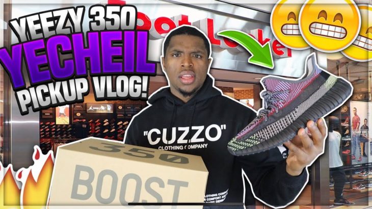 Adidas Yeezy Boost 350 V2 Yecheil Pick UP Vlog!