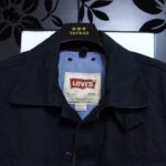 LEVI’S リーバイス M-65 バックサテン ミリタリー フィールドジャケット 裏地シャンブレー 黒（古着）を買ってみた。