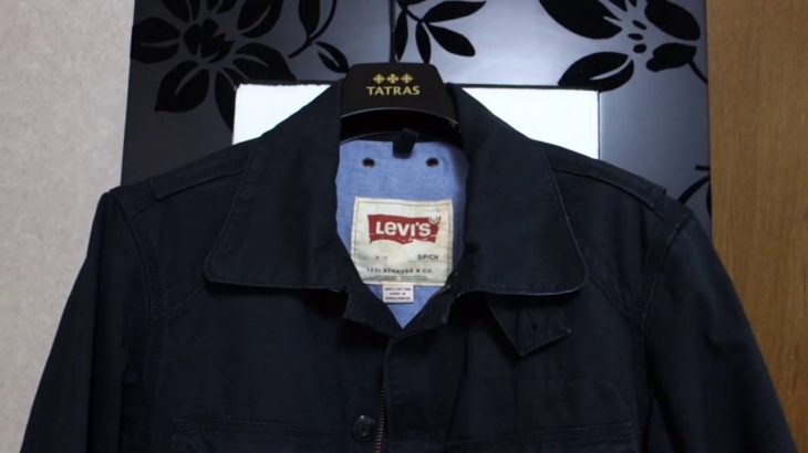 LEVI’S リーバイス M-65 バックサテン ミリタリー フィールドジャケット 裏地シャンブレー 黒（古着）を買ってみた。
