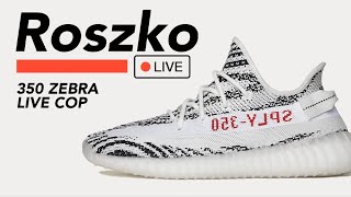 🔴 LIVE COP: Yeezy 350 V2 Zebra