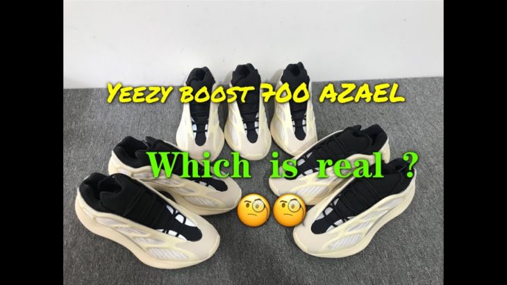 Real VS Fake WATCH BEFORE YOU BUY YEEZY 700 V3 AZAEL /Comparison Video