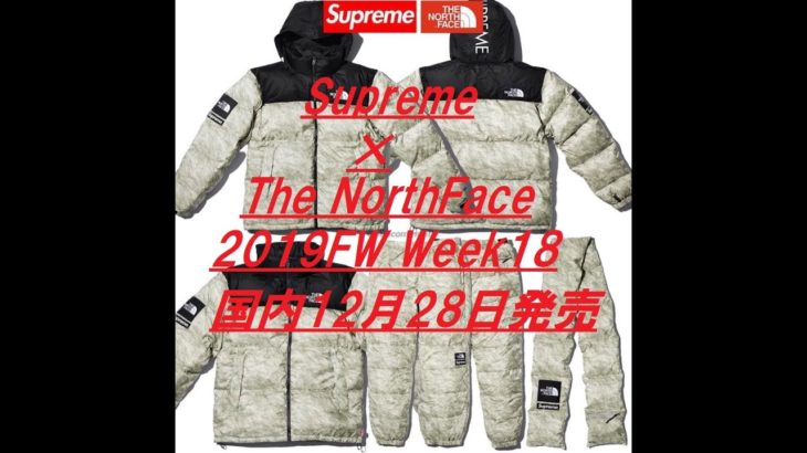 Supreme × The North Face 2019FW Week18 国内12月28日発売