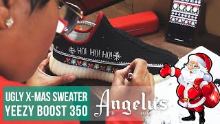 Ugly Christmas Sweater Yeezy Boost 350 V2 | Custom Shoes | Angelus